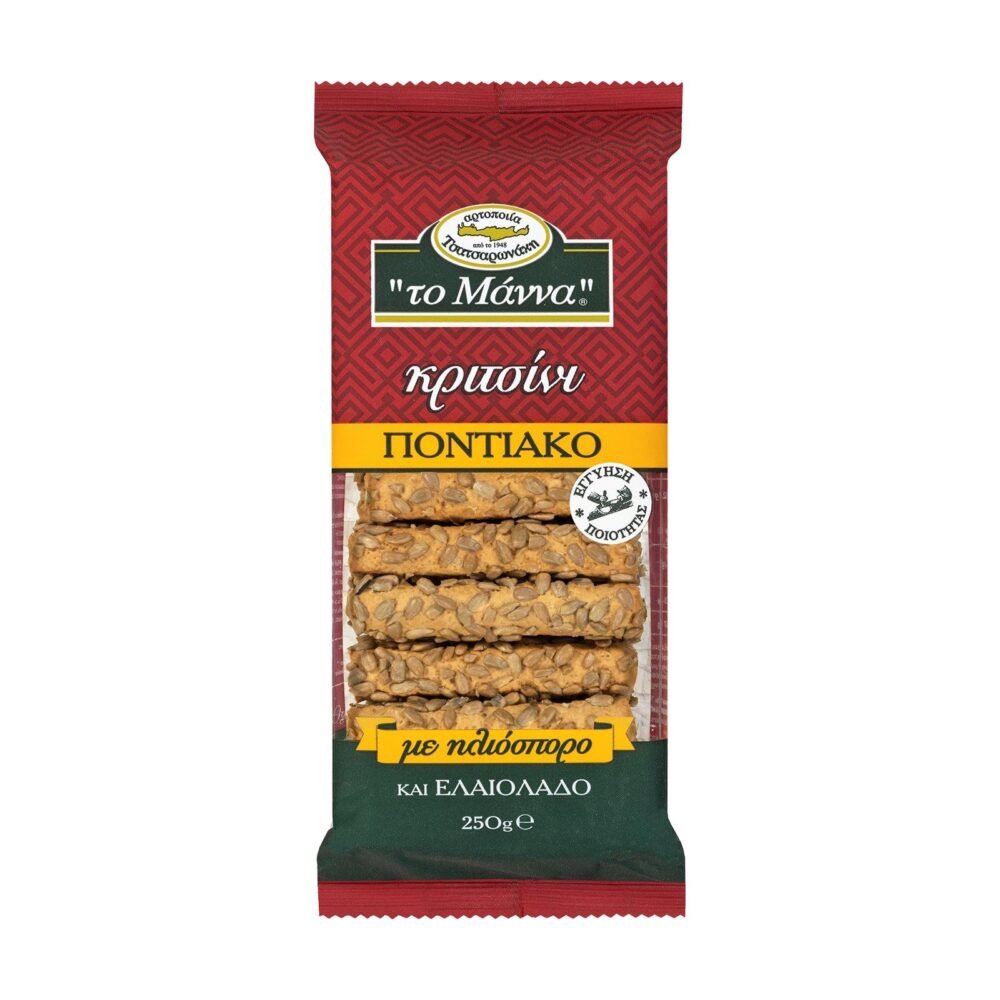 Mana Breadsticks Sunflower Seeds and Olive Oil 250gr