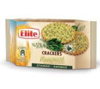 Elite Mediterranean crackers spinach & dill 105gr