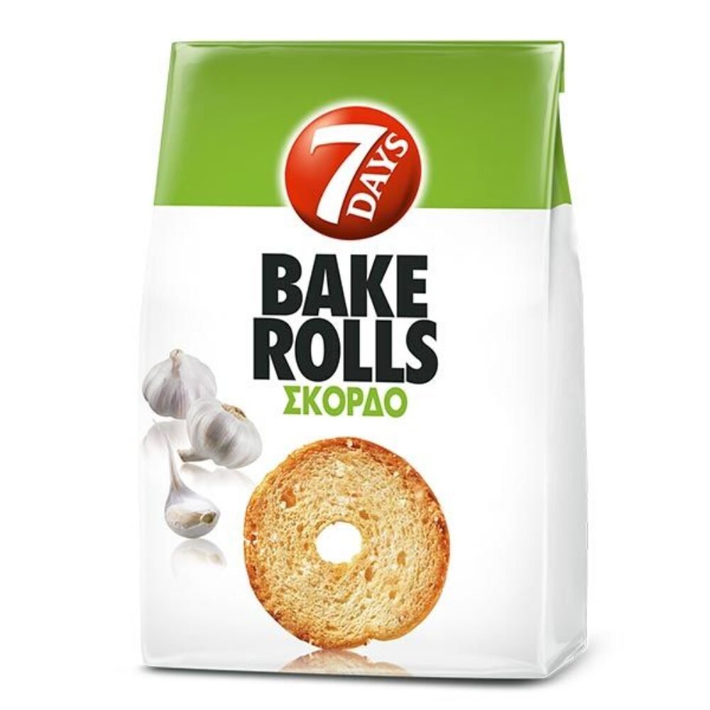 Bake Rolls Garlic 150gr