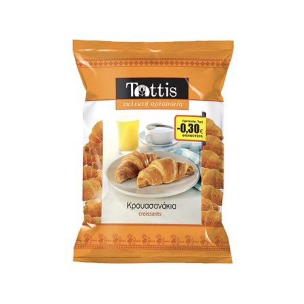 Tottis Mini Croissants Butter 260gr