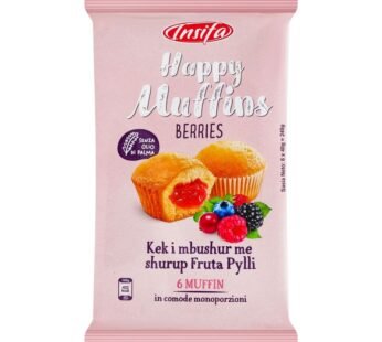 Happy muffins with berries 6x40gr