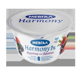 Mevgal Yogurt with forest fruits 1% fat 170gr
