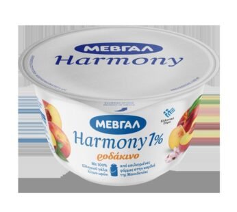 Mevgal Yogurt with fruits peach 1% fat 170gr
