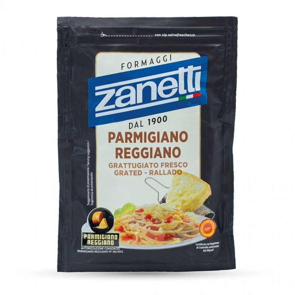 Zanetti Parmigiano Reggiano Grated 100gr