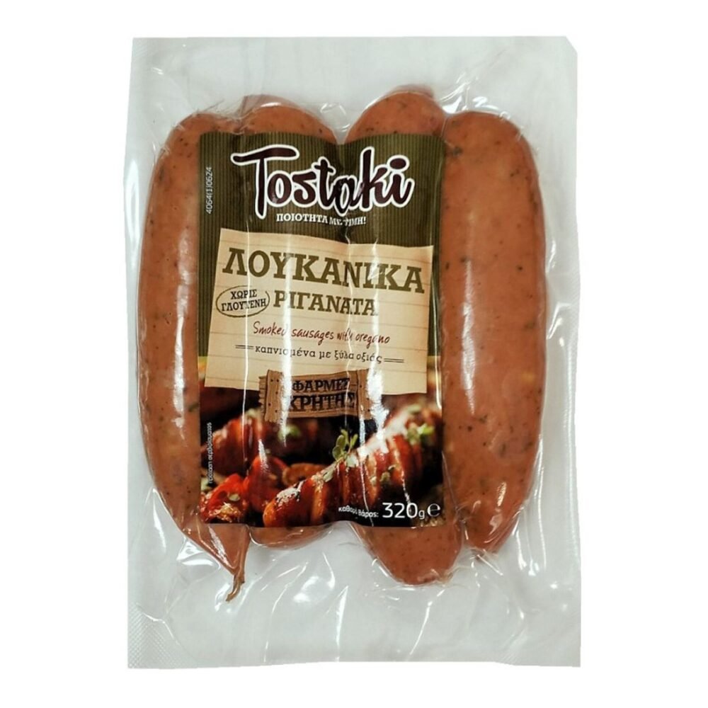 Tostaki Smoked Sausages with Oregan 320gr