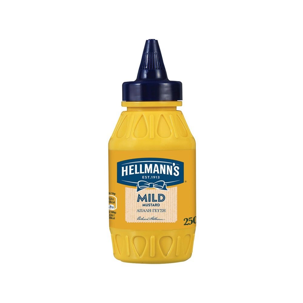 Hellmanns Mild Mustard 250gr