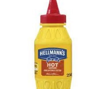 Hellmanns Hot Mustard 250gr