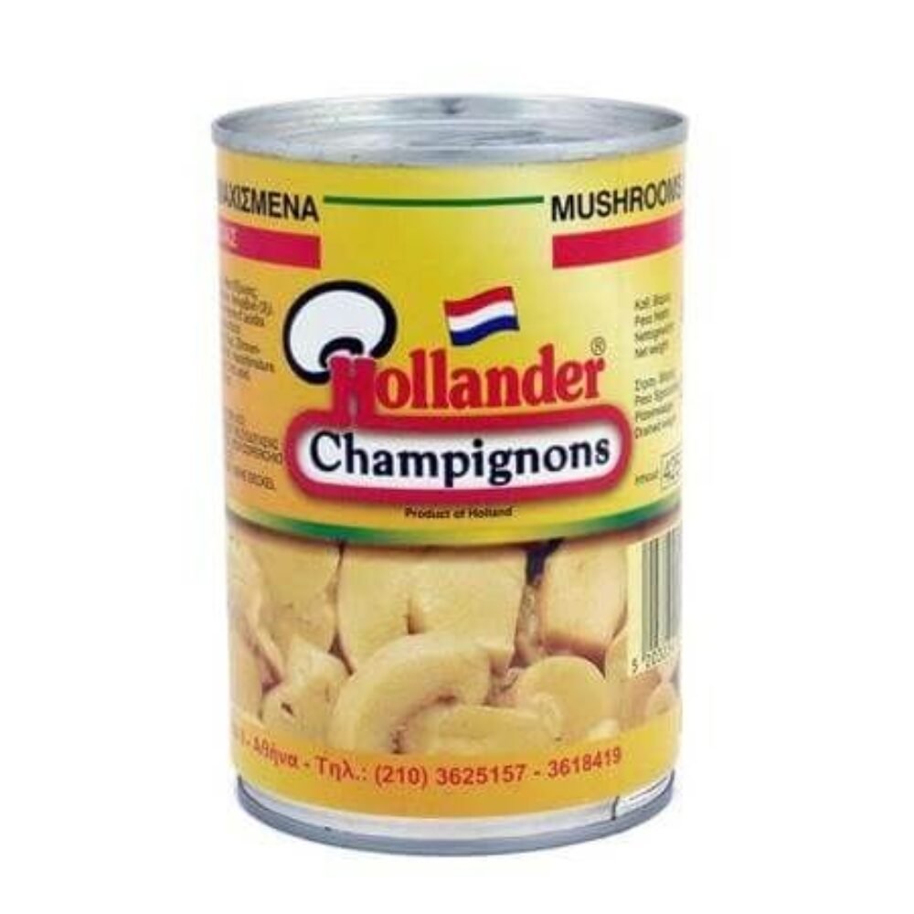 Hollander Sliced Mushrooms 380gr