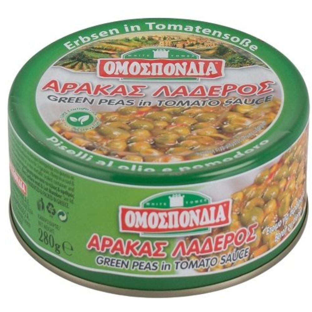 Omospondia Green Peas in Tomato sauce 280gr