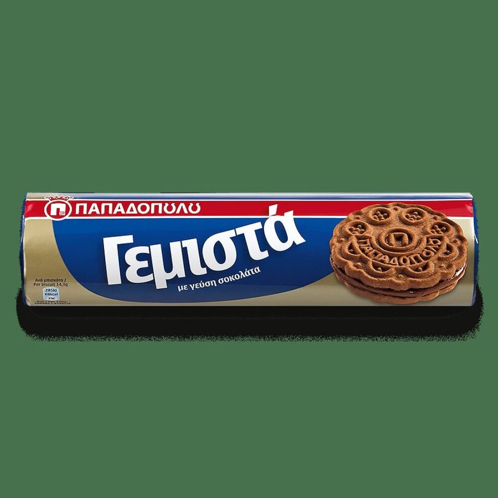 Papadopoulos Sandwich Biscuits with Chocolate 200gr