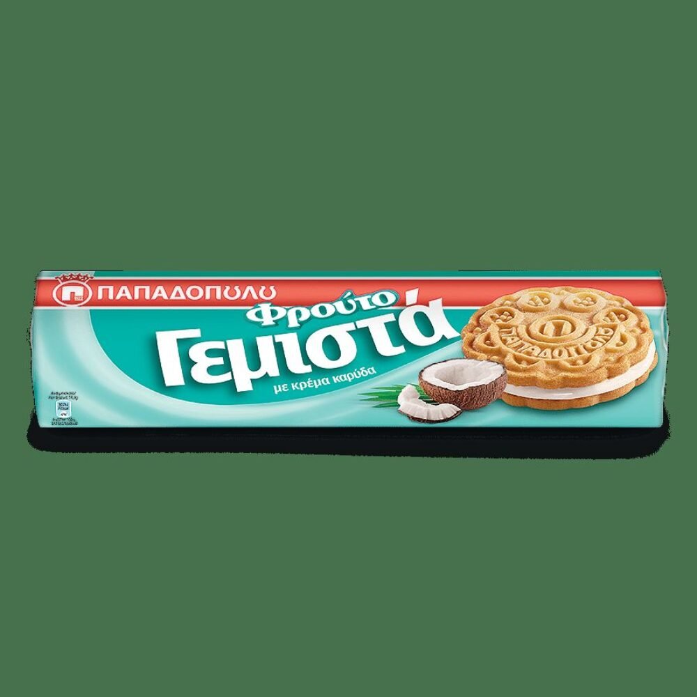 Papadopoulos Sandwich Biscuits with Coconut 200gr