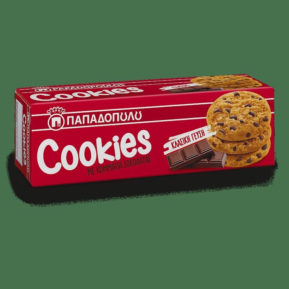 Papadopoulos Cookies with Chocolate 180gr