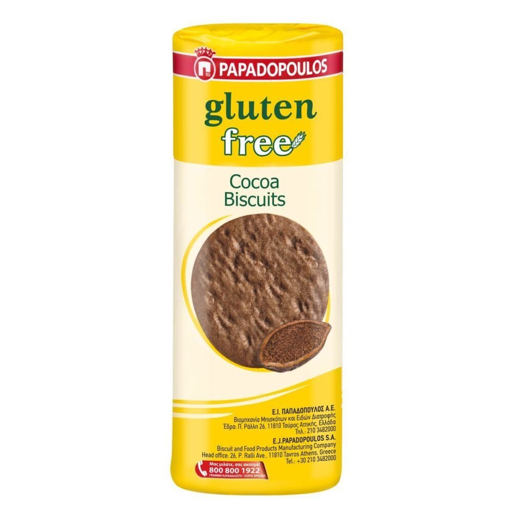 Papadopoulos Gluten free Chocolate 195gr
