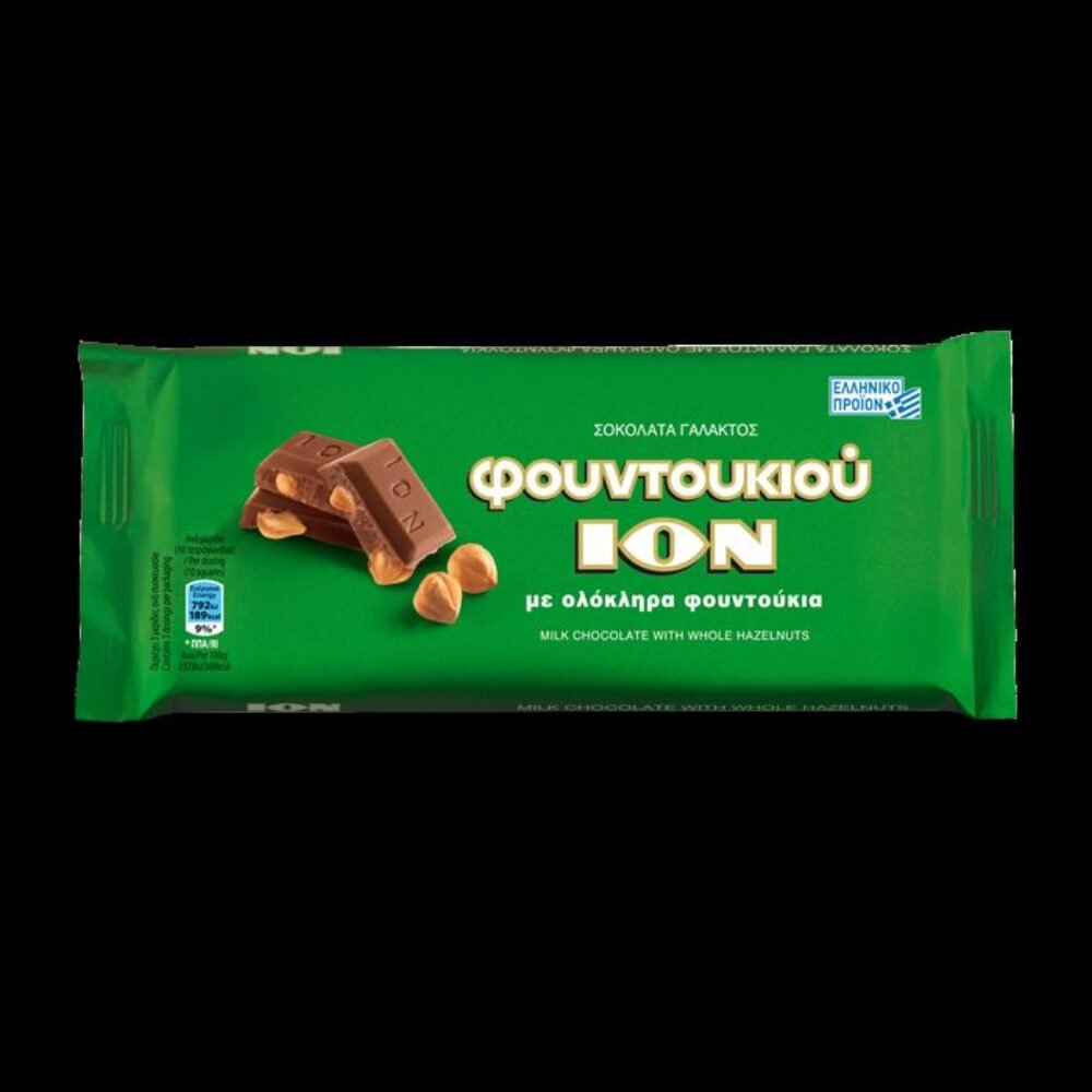 ION Milk Chocolate with Hazelnuts 200gr