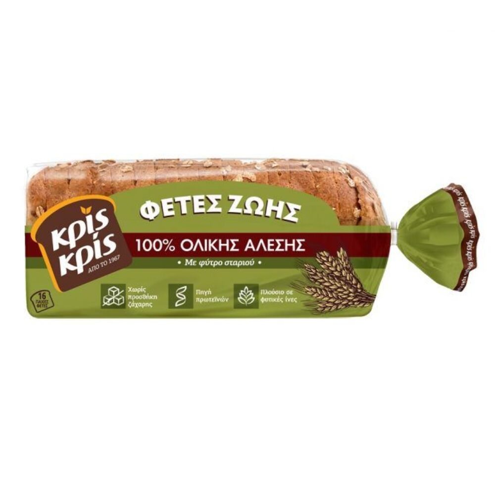 Kris Kris Sliced Bread Whole Wheat 500gr