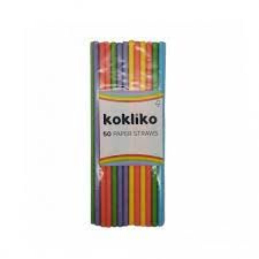 Kokliko Paper Straws 50pc