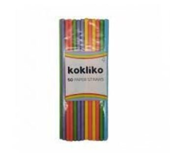 Kokliko paper straws 50pc