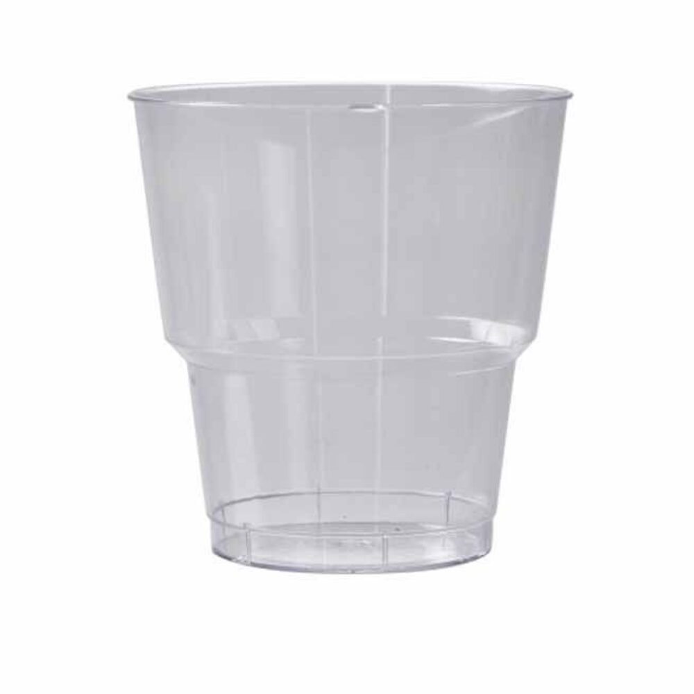 Hard Plastic Cups 220ml  25pc