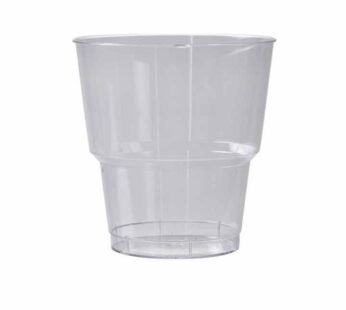 Hard plastic cups 220ml 25pc