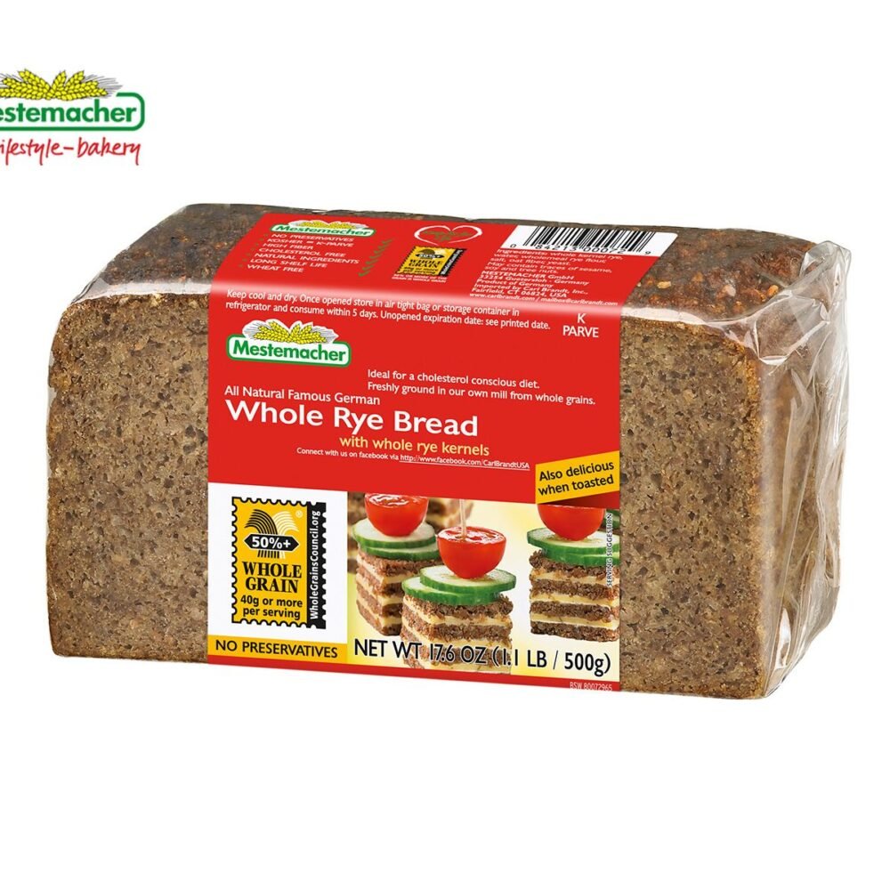 Mestemacher Wholemeal Rye Bread 500gr