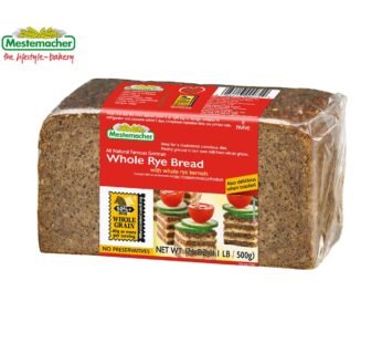 Mestemacher wholemeal rye bread 500gr