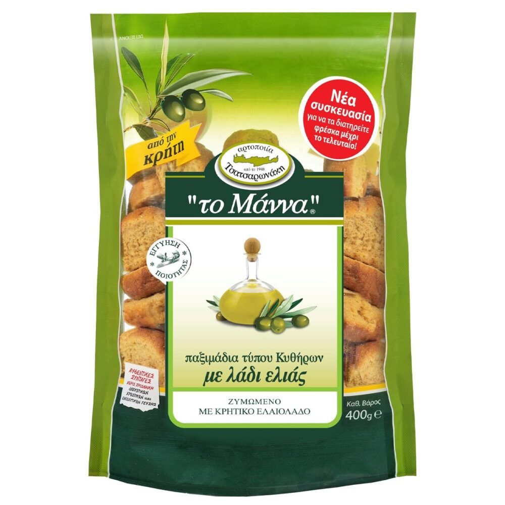 Mana Rusks with Olive Oil 300gr