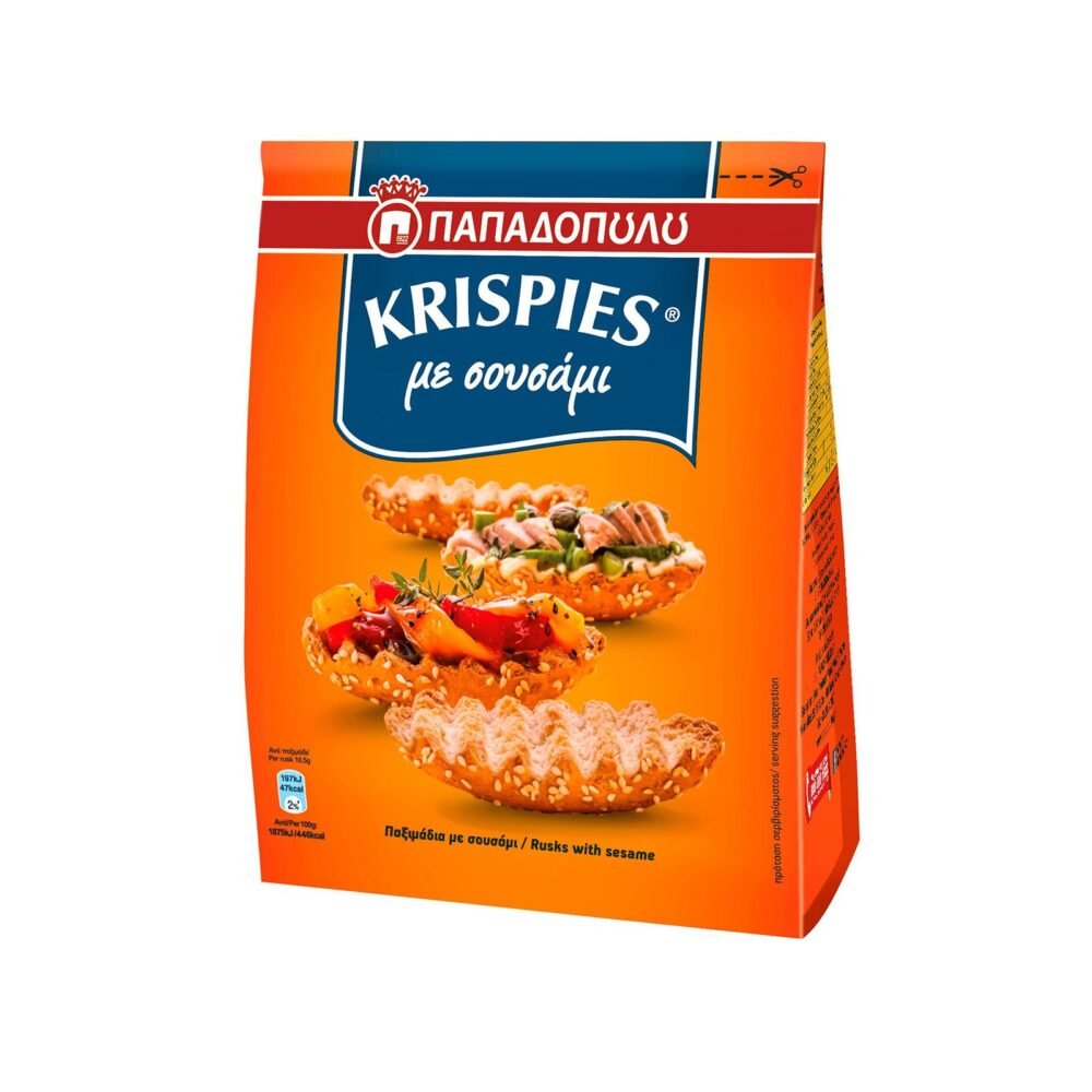 Papadopoulos Krispies Sesame 130gr