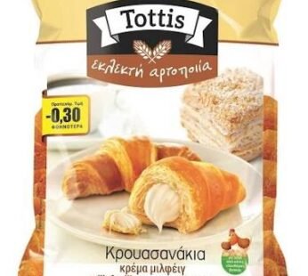 Tottis mini croissants millefeuille cream 300gr