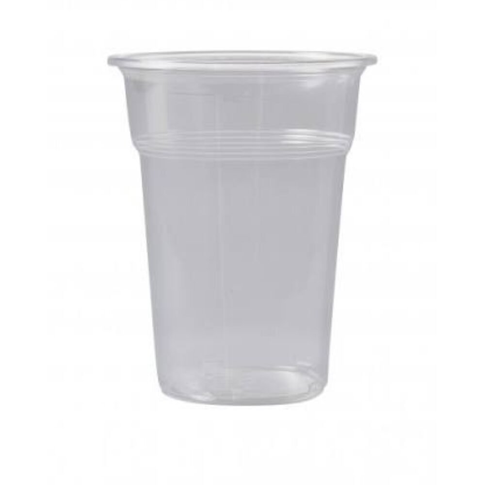 Hard Plastic Cups 400ml  50pc
