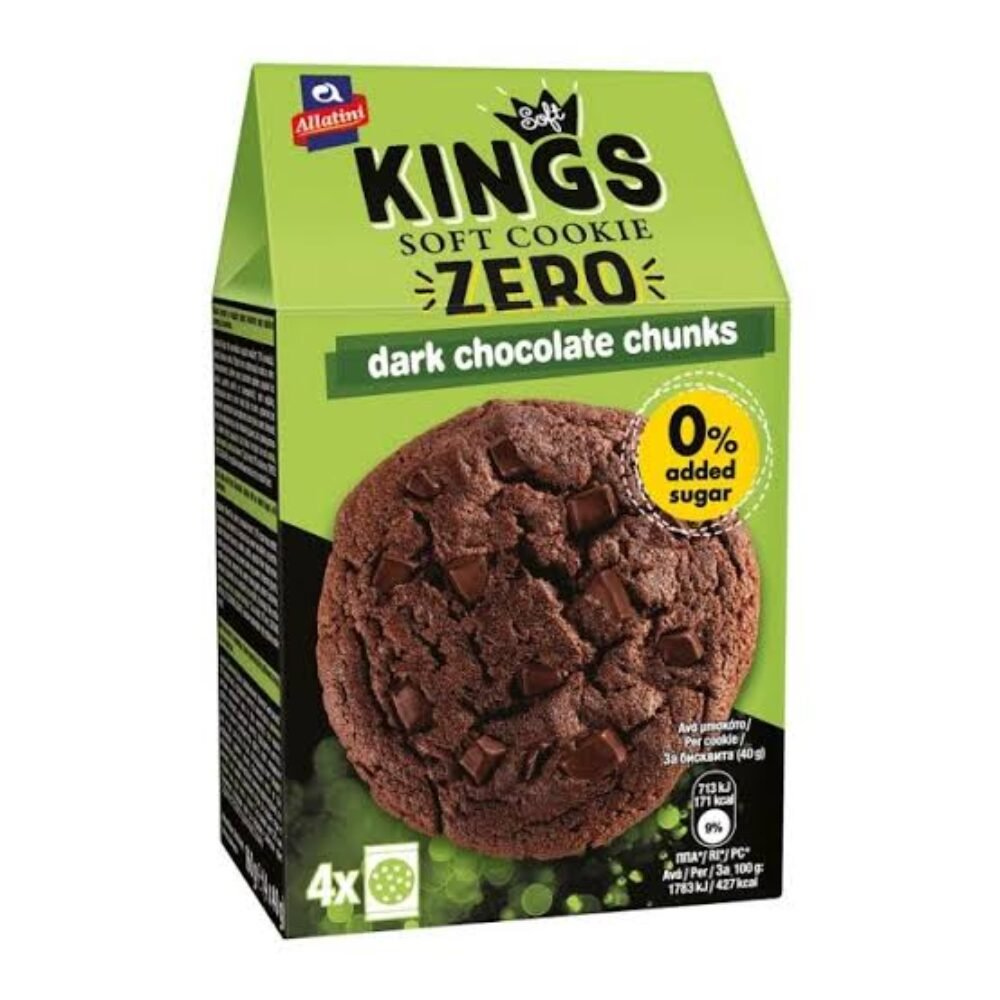 Allatini Kings Dark Chocolate Zero Sugar 160gr