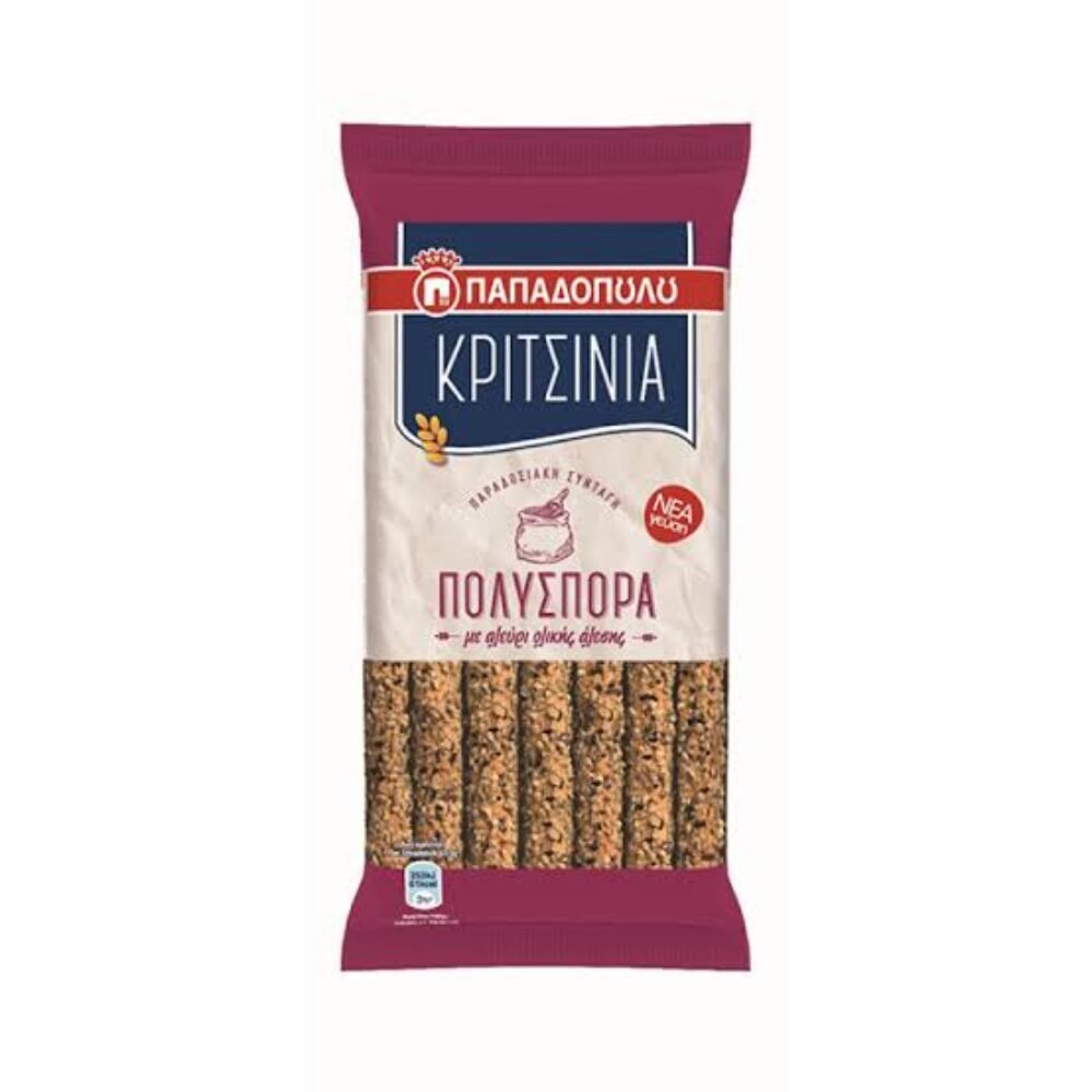 Papadopoulos Breadsticks Multiseed 185gr