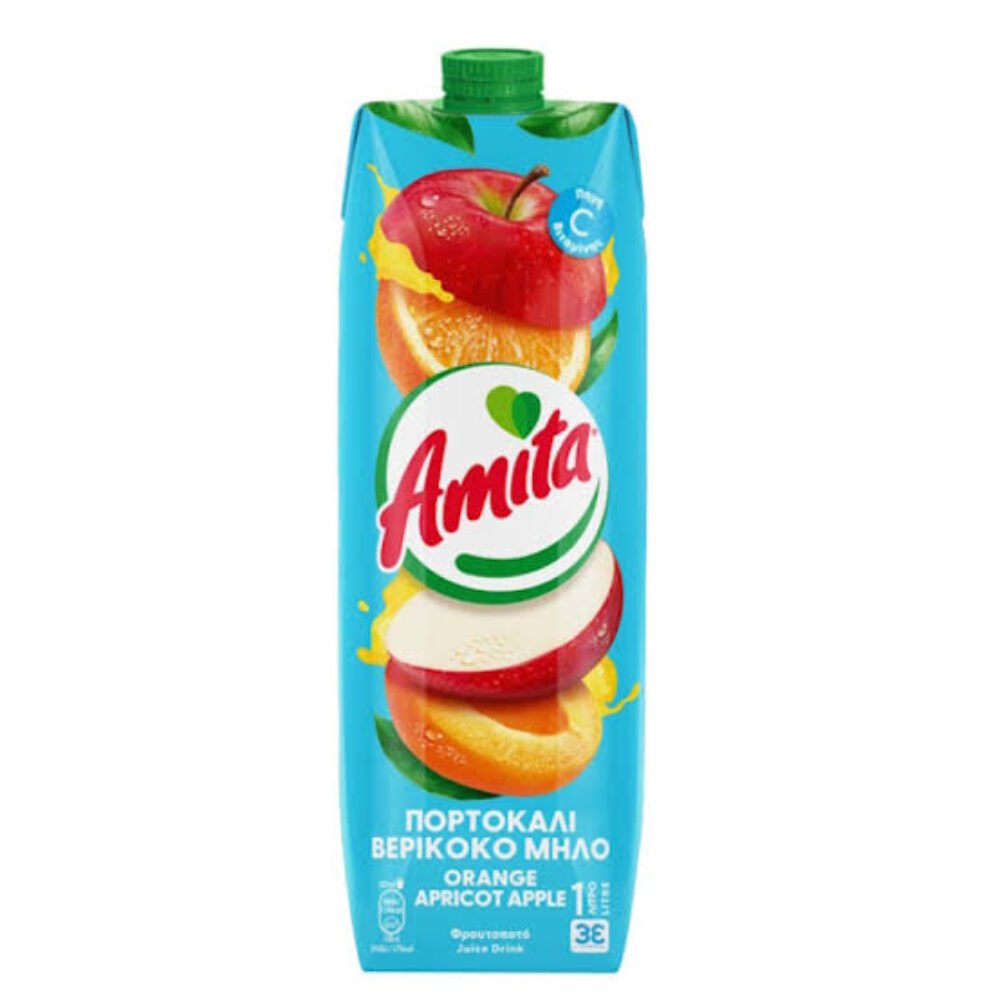 Amita Orange, Apricot, Apple 1L