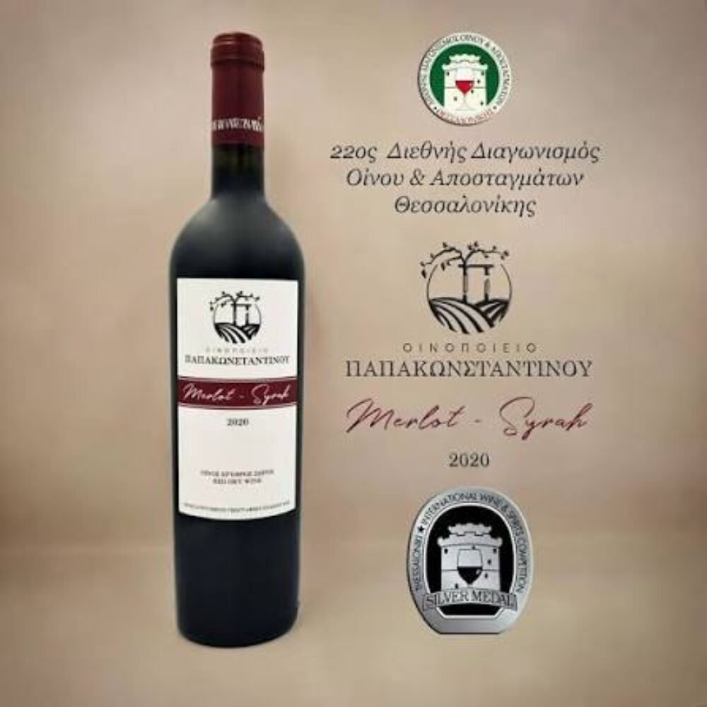 Papakonstantinou Winery Merlot / Syrah 750ml