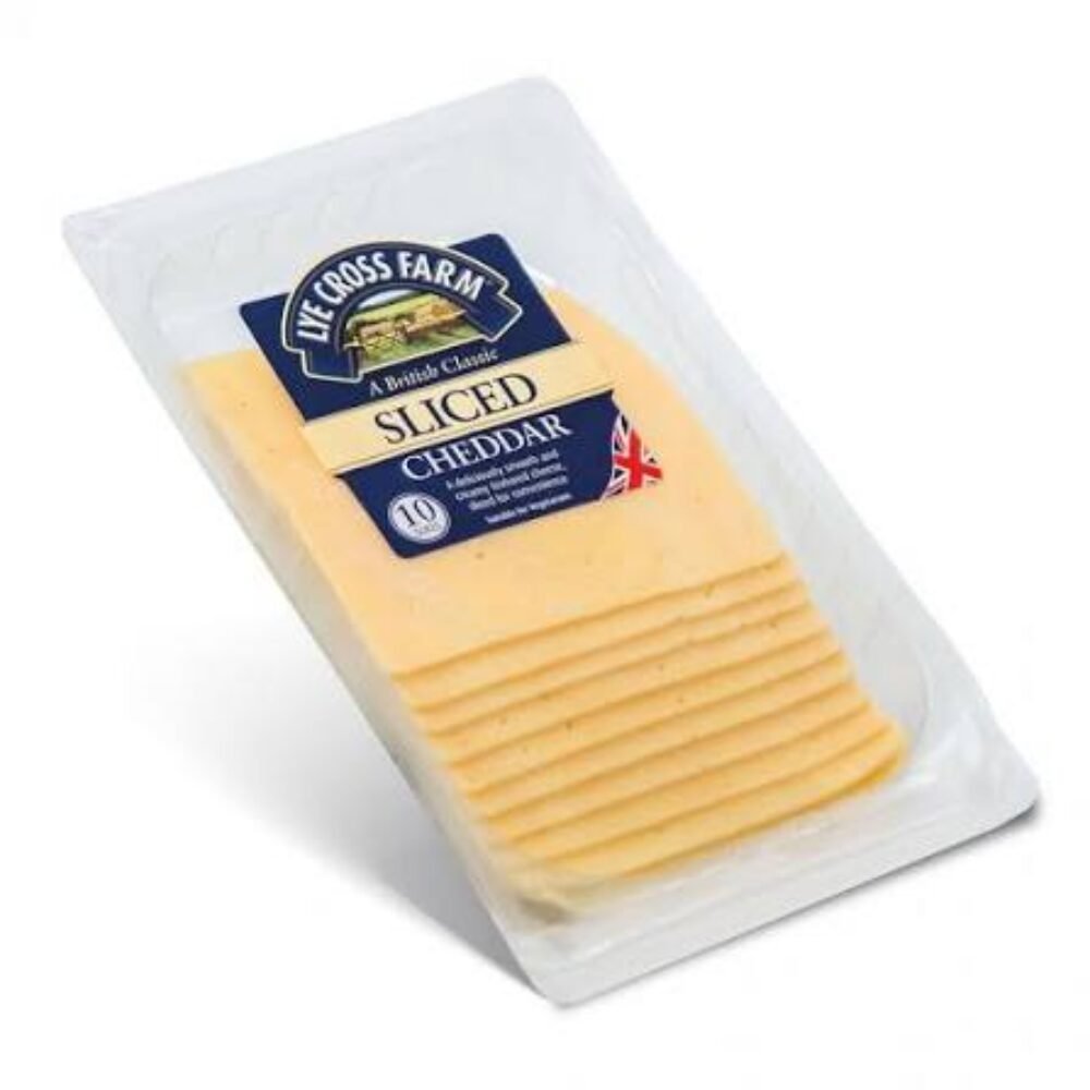 Lye Cross Farm Sliced Cheddar 200gr
