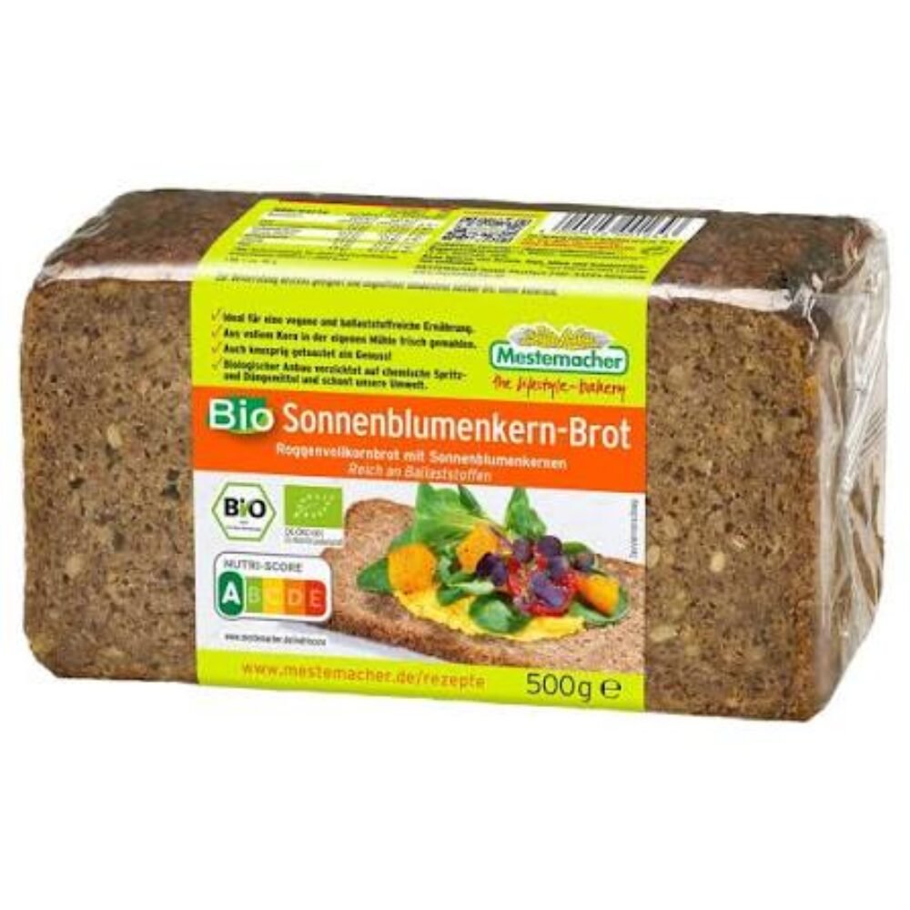 Mestemacher Organic Sunflower Seed Bread 500gr